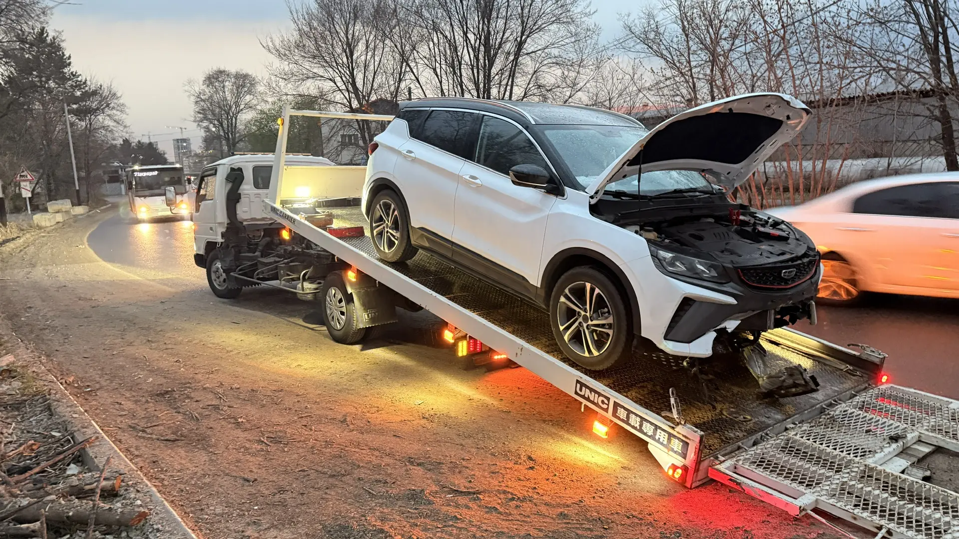 Эвакуация после аварии